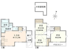 【東京都/立川市砂川町】立川市砂川町6丁目　新築戸建 間取り図