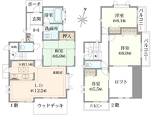 【東京都/府中市多磨町】THE FAIR GROVE 武蔵野の森  間取り図