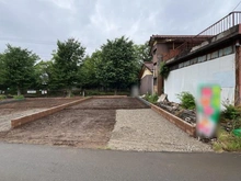 【東京都/清瀬市下宿】清瀬市下宿3丁目 新築戸建 全4棟 4号棟 現地（建築前）：全4棟　写真中央