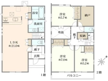 【東京都/清瀬市下宿】清瀬市下宿3丁目 新築戸建 全4棟 4号棟 間取り図