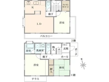 【東京都/小金井市貫井南町】小金井市貫井南町5丁目　戸建 間取り図