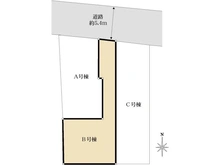 【東京都/小金井市東町】小金井市東町2丁目　新築戸建　B号棟 区画図