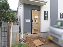 【東京都/東久留米市神宝町】東久留米市神宝町2丁目（A号棟）　新築戸建 建築中の外観