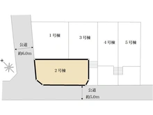 【東京都/八王子市堀之内】八王子市堀之内　新築戸建　2号棟 区画図