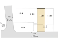 【東京都/八王子市堀之内】八王子市堀之内　新築戸建　4号棟　 区画図