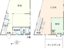 【東京都/調布市柴崎】調布市柴崎1丁目　中古戸建 間取り図