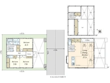 【東京都/世田谷区新町】世田谷区新町一丁目中古戸建 間取り図