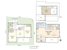 【東京都/世田谷区新町】世田谷区新町一丁目 借地権付中古戸建 間取り図