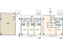 【東京都/武蔵野市境】武蔵野市境2丁目　賃貸併用住宅 間取り図
