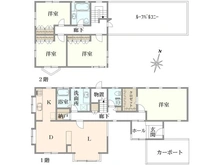 【東京都/杉並区下井草】杉並区下井草3丁目　中古戸建 間取り図