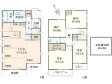【東京都/杉並区高井戸東】グローイングスクエア浜田山グレースアベニュー 間取り図