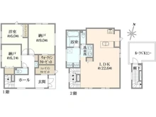 【東京都/杉並区和泉】杉並区和泉3丁目　新築戸建　2号棟 間取り図