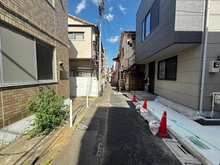 【東京都/杉並区阿佐谷北】杉並区阿佐谷北4丁目　新築戸建　A区画 前面道路