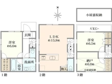 【東京都/杉並区阿佐谷北】杉並区阿佐谷北4丁目　新築戸建　A区画 間取り図