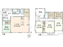 【東京都/杉並区善福寺】杉並区善福寺1丁目　借地権付中古戸建 間取り図