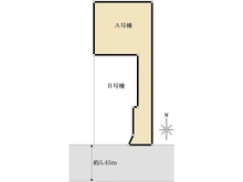 【東京都/杉並区下井草】杉並区下井草5丁目新築戸建　A号棟 区画図