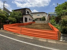 【東京都/杉並区下井草】杉並区下井草5丁目新築戸建　B号棟 現地（建築前）：全2区画　B区画は写真左手前側