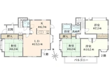 【東京都/杉並区成田西】杉並区成田西1丁目　中古戸建 間取り図
