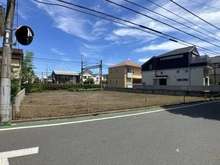 【東京都/杉並区高井戸東】杉並区高井戸東1丁目新築戸建　A号棟 現地（建築前）：全4区画、A棟は左から1番目