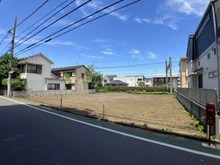 【東京都/杉並区高井戸東】杉並区高井戸東1丁目新築戸建　B号棟 現地（建築前）：全4区画、B棟は左から2番目