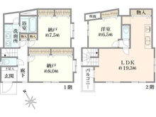 【東京都/杉並区高井戸東】杉並区高井戸東1丁目新築戸建　C号棟 間取り図