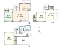 【東京都/中野区白鷺】中野区白鷺2丁目 中古戸建 間取り図
