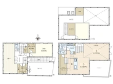 【東京都/目黒区鷹番】目黒区鷹番1丁目　中古戸建 間取り図