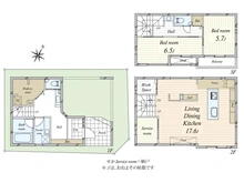 【東京都/目黒区中央町】目黒区中央町1丁目　中古戸建 間取り図