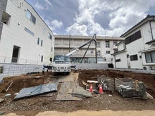 【神奈川県/横浜市西区西戸部町】横浜市西区西戸部町3丁目新築戸建B号棟 現地（建築前）：全２棟（右側部分）