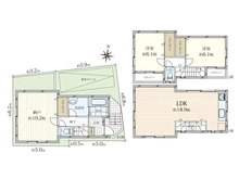 【東京都/目黒区碑文谷】目黒区碑文谷1丁目　中古戸建 間取り図