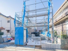 【埼玉県/ふじみ野市鶴ケ舞】ふじみ野市鶴ケ舞1丁目　新築戸建 建築中の外観