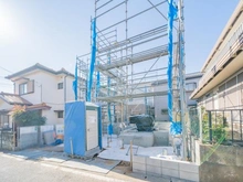 【埼玉県/ふじみ野市鶴ケ舞】ふじみ野市鶴ケ舞1丁目　新築戸建 建築中の外観