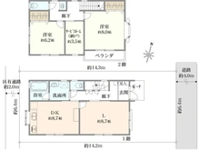 【東京都/練馬区田柄】練馬区田柄1丁目　戸建住宅 間取り図