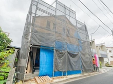 【東京都/中野区野方】中野区野方6丁目　新築戸建A号棟（全2棟） 建築中の外観：全2棟