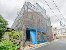 【東京都/中野区野方】中野区野方6丁目　新築戸建A号棟（全2棟） 建築中の外観：全2棟