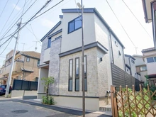 【東京都/中野区大和町】中野区大和町4丁目　新築分譲住宅　2号棟【全2棟】 外観：全2棟現場　写真中央