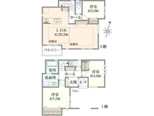 【東京都/中野区大和町】中野区大和町4丁目　新築分譲住宅　2号棟【全2棟】 間取り図