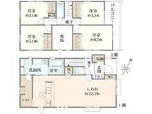 【東京都/板橋区成増】板橋区成増4丁目　新築戸建 間取り図