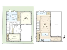 【東京都/世田谷区世田谷】世田谷区世田谷二丁目　中古戸建 間取り図