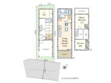 【東京都/目黒区大岡山】目黒区大岡山1丁目　中古戸建 間取り図
