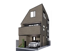 【東京都/世田谷区上北沢】上北沢五丁目　新築分譲住宅 完成予想図：図面を基に描き起したもので、実際とは多少異なる場合があります。