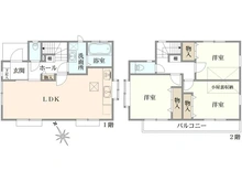 【東京都/世田谷区八幡山】世田谷区八幡山2丁目　中古戸建 間取り図