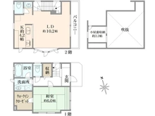 【東京都/三鷹市新川】三鷹市新川2丁目中古戸建 間取り図