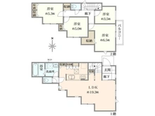 【東京都/調布市深大寺南町】深大寺南町5丁目新築戸建　4号棟 間取り図