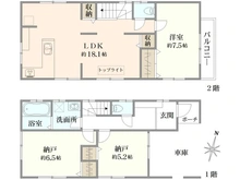 【東京都/世田谷区経堂】世田谷区経堂5丁目 中古一戸建て 間取り図