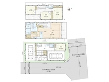 【東京都/世田谷区宮坂】世田谷区宮坂一丁目　新築戸建　A号棟 間取り図