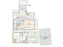 【東京都/世田谷区宮坂】世田谷区宮坂一丁目　新築戸建　B号棟 間取り図