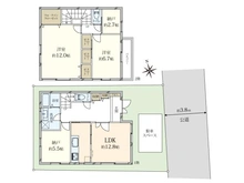 【東京都/世田谷区世田谷】世田谷一丁目中古戸建 間取り図