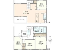 【東京都/町田市成瀬台】町田市成瀬台2丁目　新築戸建　2号棟 間取り図
