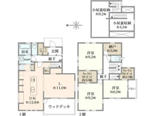 【東京都/西東京市南町】西東京市南町1丁目　中古戸建 間取り図